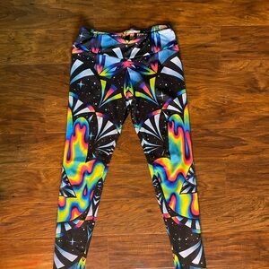 ElectroThreads Psychedelic Eye Rainbow Leggings